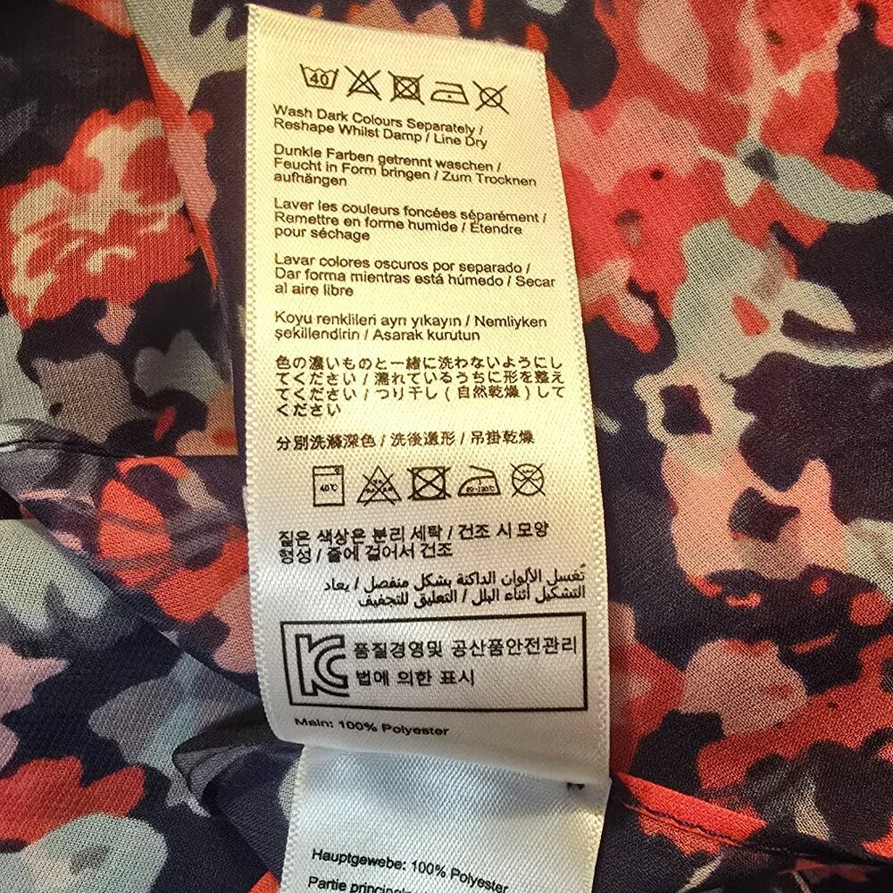 NWT Joules Rosanna Navy Floral Cover-Up O/S - Picture 6 of 7